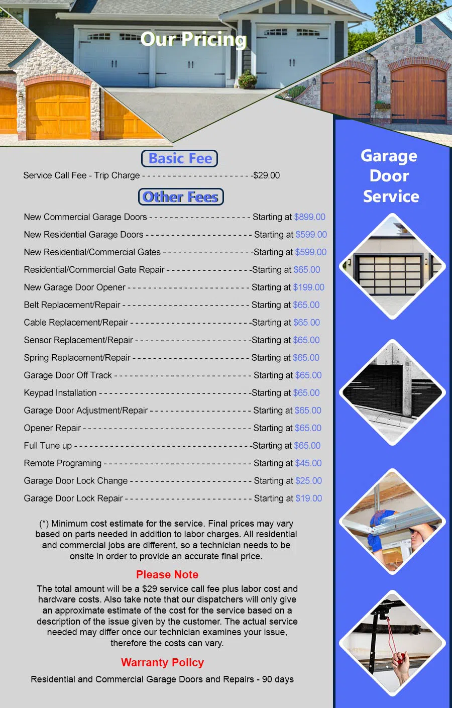 Metro Garage Door Service Paxton, MA 508-433-6335